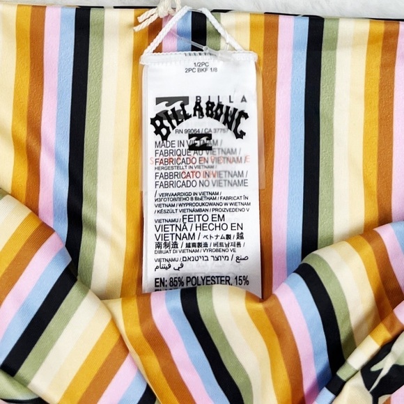 NWT Billabong Postcards From Paradise Lowrider Reversible Bikini Bottoms - Picture 7 of 7